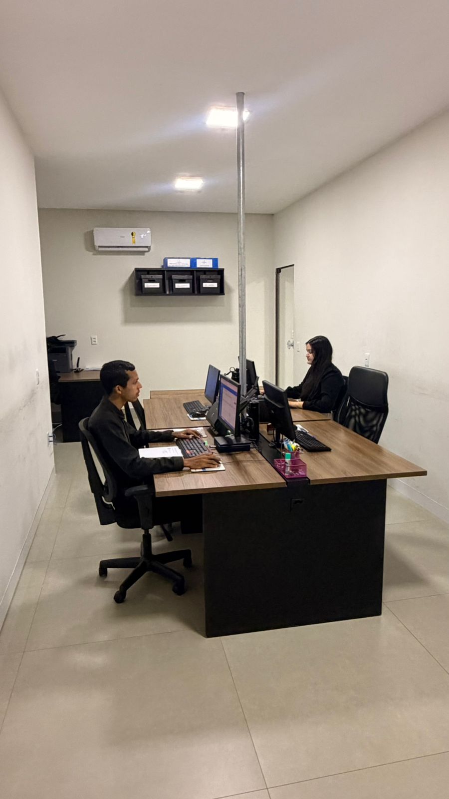 Sala de atendimento reservada